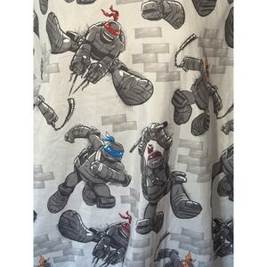 Nickelodeon TMNT Twin Fitted Sheet Teenage Mutant Ninja Turtles Gray Bedding